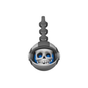 Flexy Astronaut Skeleton Backpack Charm, Keychain