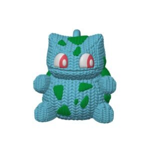 Knitted Bulbasaur Keychain