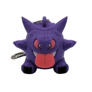 Knitted Gengar Keychain