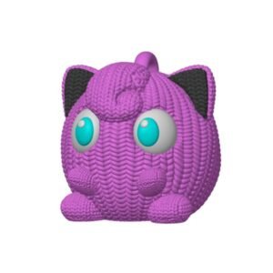 Knitted Jigglypuff Backpack Charm, Knitted Jigglypuff Keychain