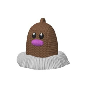 Knitted Diglett Backpack Charm