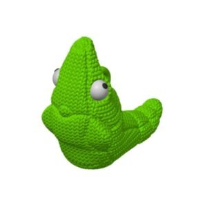 Knitted Metapod Backpack Charm, Knitted Metapod Keychain