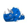 Flexy Triceratops Backpack Charm, Flexy Triceratops Keychain