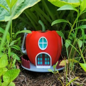 Bell Pepper Bungalow Fairy House