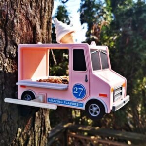 Ice Cream Truck Bird Feeder