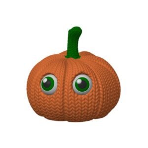 Knitted Peek-a-Boo Pumkin Buddy