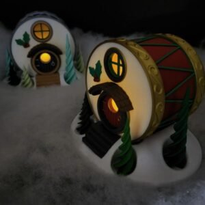 Lil Drummer Glow Fairy House