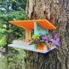 Mid Century Modern Bird Feeder