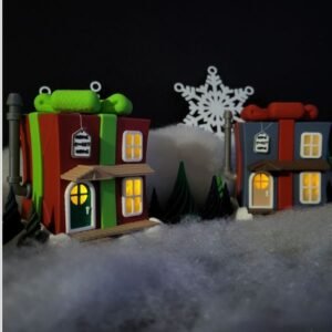 Merry Little Giftmas Cottage Fairy House